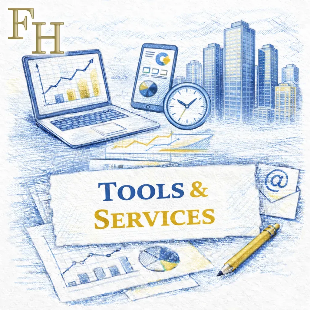 Finanzielle Werkzeuge und Dienstleistungen